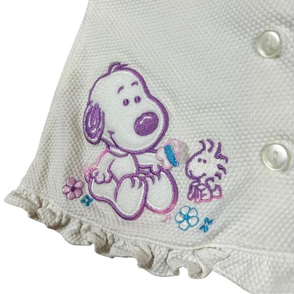 Baby Snoopy Vintage Butterfly Garden Button Up Top - Picture 3 of 7